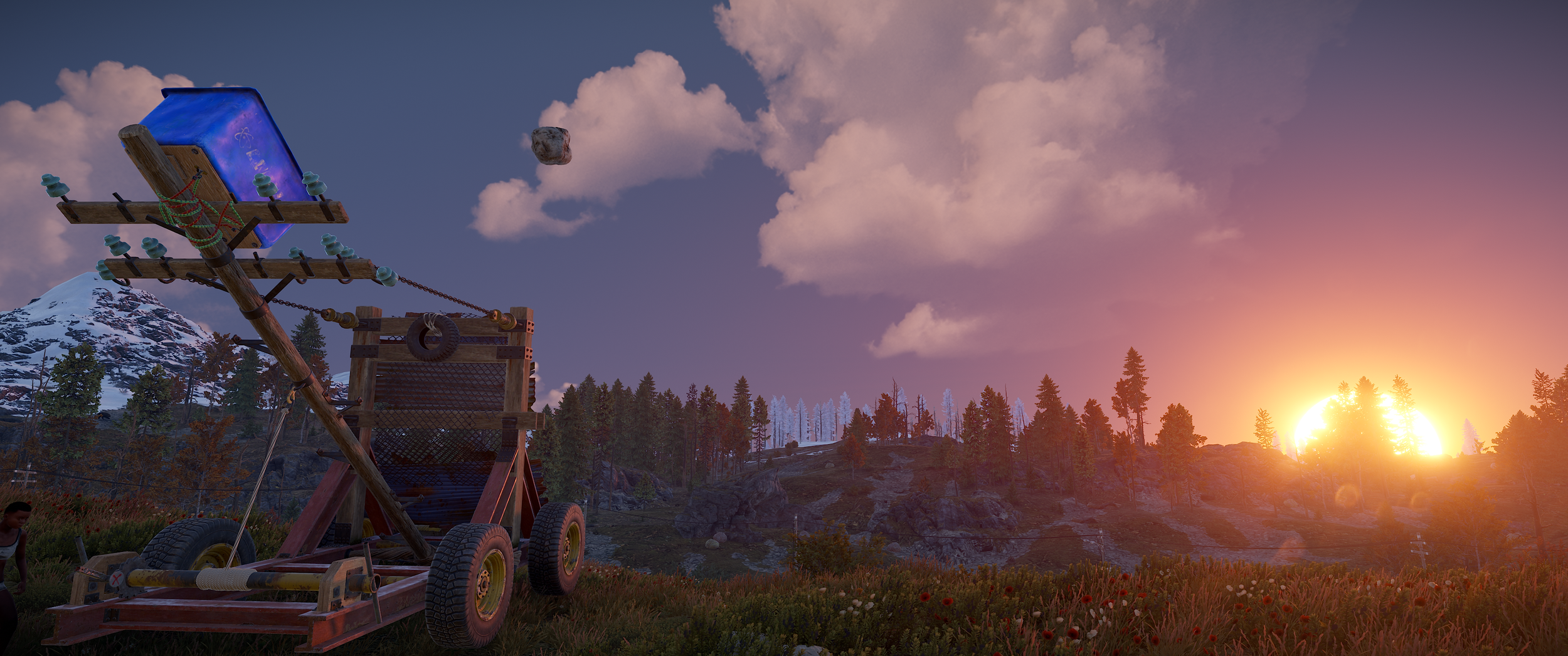 Catapulting players and Medieval Barricades! | Rust Update 20th December 2024